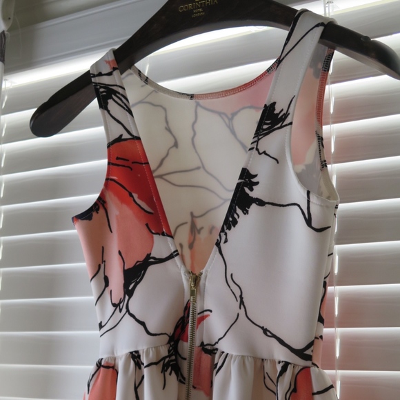 AQUA Floral Dress - Picture 3 of 5